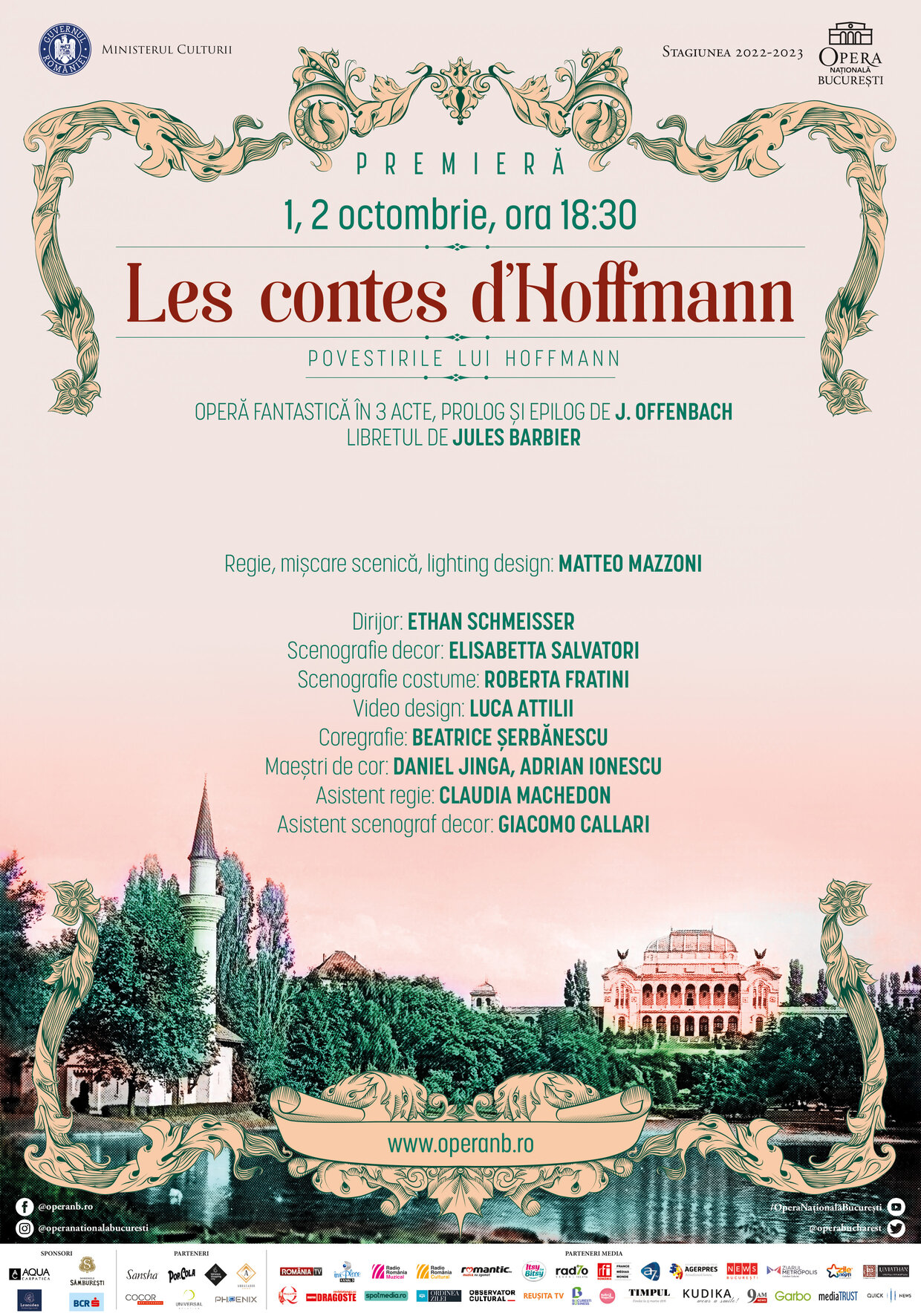 Premiera „Povestirile lui Hoffmann” deschide stagiunea Operei Naționale București
