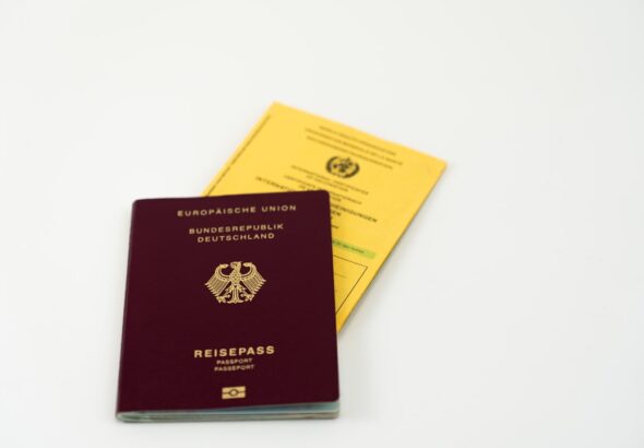 Photo new passports and identity documents